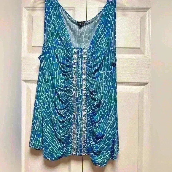 Rafaella Band Blouses with stunning beads size P/L.Excellent pre owned condition - Picture 1 of 3